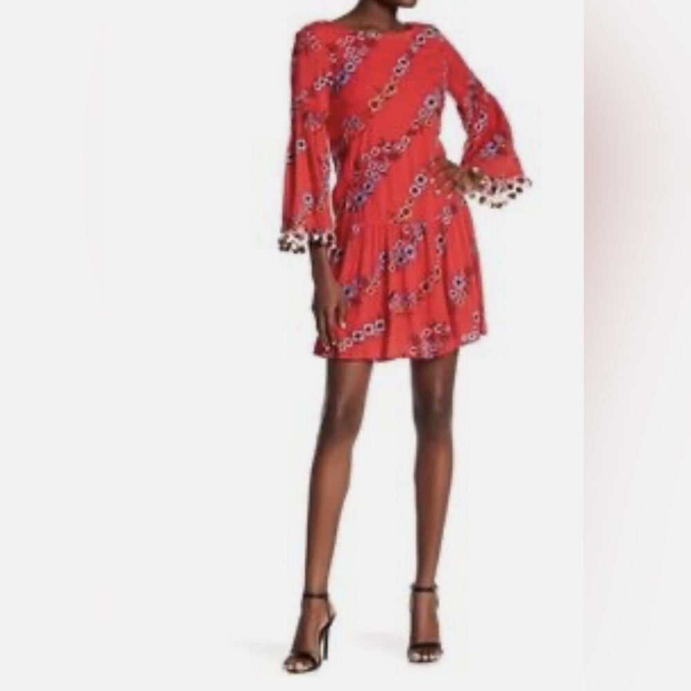 Nicole Miller Embroidered Dress